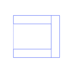 Layouts Pantries Walk In Open U Shape Line Tracing Svg Vector, Free Vectors File